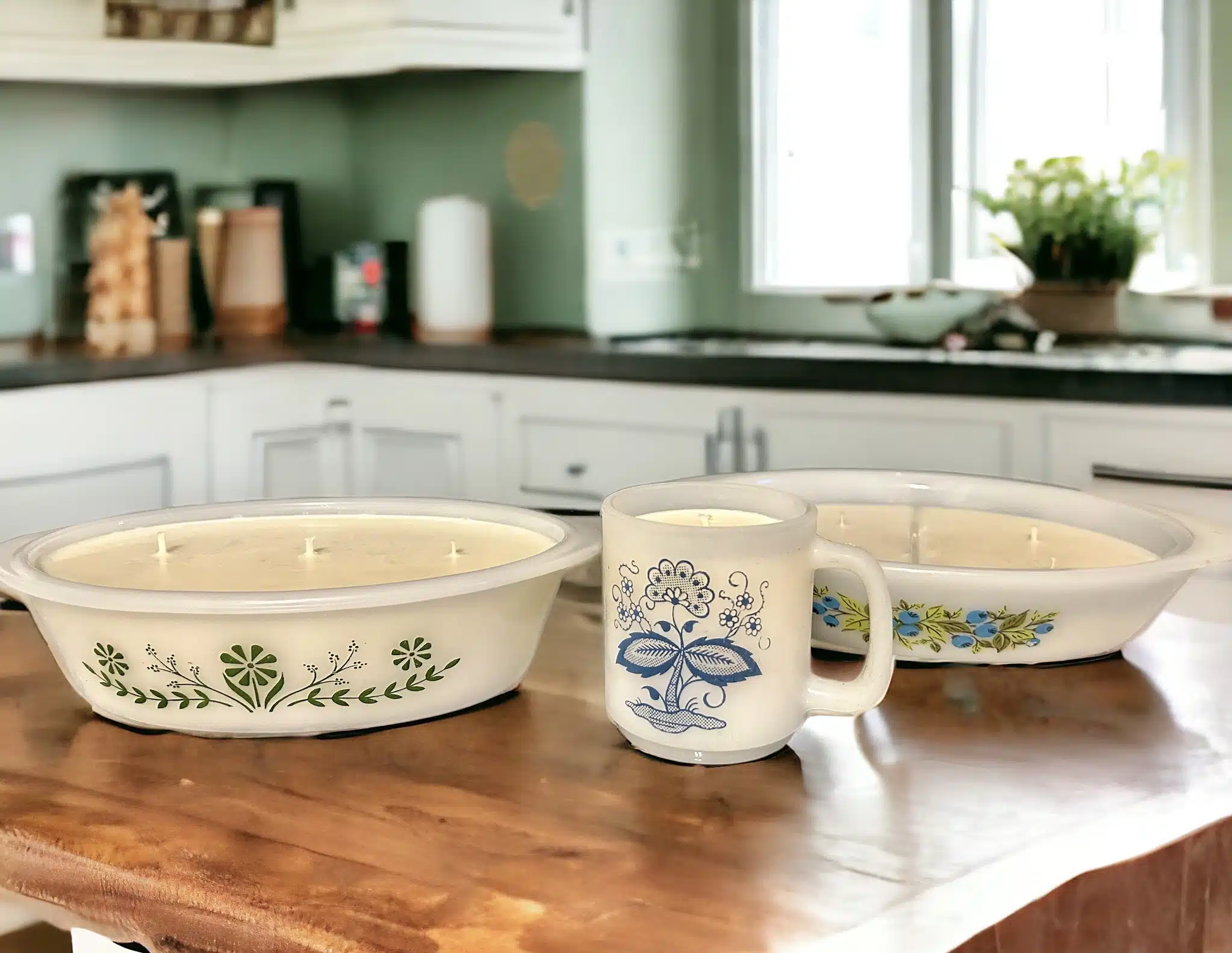 a bowl of soup sitting on top of a wooden table